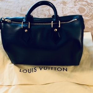 Louis Vuitton speedy - black Epi leather